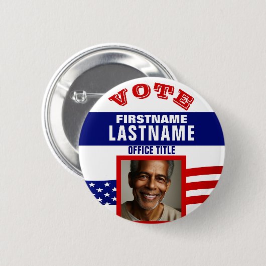 Creëer een Aangepaste politieke Button (Voorkant /achterkant)