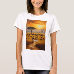 Creëer Een afbeelding van een majestueuze olifant T-shirt