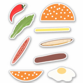 CREËER EEN BURGER! CREATIEVE LEUKE ACTIVITEIT VOOR STICKER
