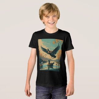 Creëer Een cartoon afbeelding van een groep apen z Tri-Blend Shirt