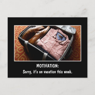 Creëer een demotivatiegeschenk op maat briefkaart