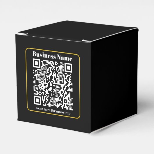 Creëer een direct scanbare QR-code voor bedrijven Bedankdoosjes (Voorkant Zijde)