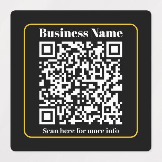 Creëer een direct scanbare QR-code voor bedrijven Labels (Design 1)