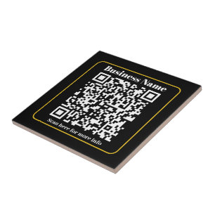 Creëer een direct scanbare QR-code voor bedrijven Tegeltje