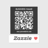 Creëer een doorzichtige (of ondoorzichtige) QR-cod Sticker (Vel)