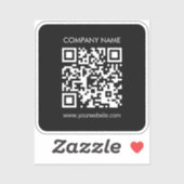 Creëer een doorzichtige waterdichte QR-code onmidd Sticker (Vel)