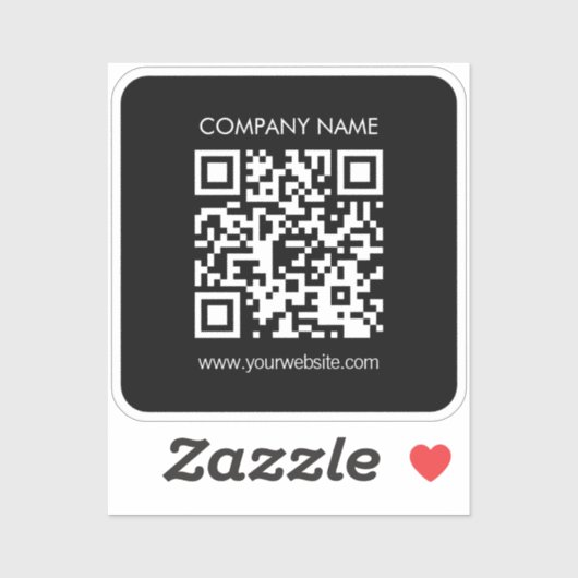 Creëer een doorzichtige waterdichte QR-code onmidd Sticker (Vel)