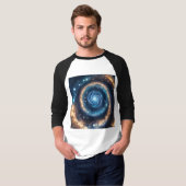 Creëer een galaxy-thema T-shirt ontwerp (Voorkant volledig)