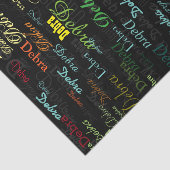 creëer Een gepersonaliseerde en kleurrijke Tissuepapier (Detail)