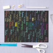 creëer Een gepersonaliseerde en kleurrijke Tissuepapier (Craft)