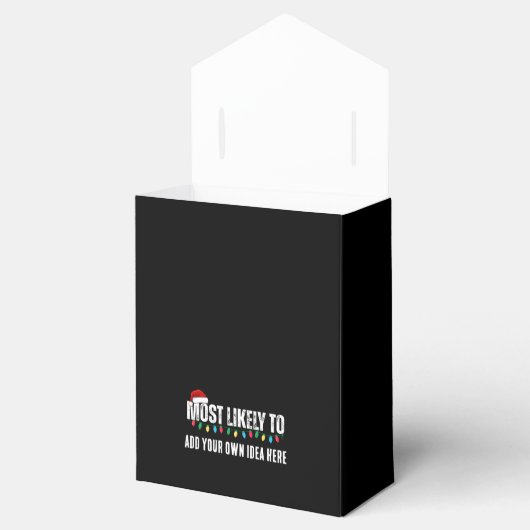 😂Creëer een grappige waarschijnlijk citaat kerst Bedankdoosjes (Geopend)