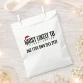 😂Creëer een grappige waarschijnlijk citaat kerst Bedankzakje (Geknipt)