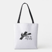 Creëer een kans tote bag (Achterkant)