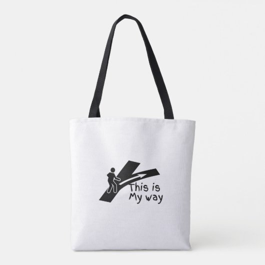 Creëer een kans tote bag (Achterkant)
