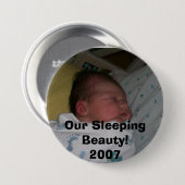 Creëer een knop! ronde button 7,6 cm (Voorkant /achterkant)