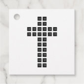 Creëer een kruispatroon met een Logo of Afbeelding Bedankjes Labels (Voorkant)