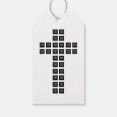 Creëer een kruispatroon met een Logo of Afbeelding Cadeaulabel (Voorkant)