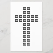 Creëer een kruispatroon met een Logo of Afbeelding Flyer (Voorkant)