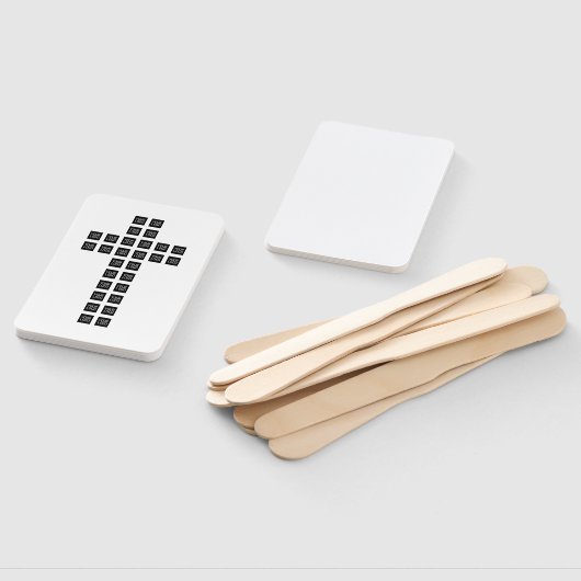 Creëer een kruispatroon met een Logo of Afbeelding Handwaaier (Niet-gemonteerd)