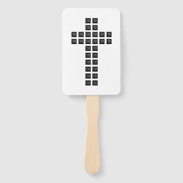 Creëer een kruispatroon met een Logo of Afbeelding Handwaaier