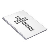 Creëer een kruispatroon met een Logo of Afbeelding Notitieboek (Rechterzijde)