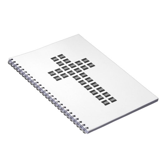 Creëer een kruispatroon met een Logo of Afbeelding Notitieboek (Rechterzijde)