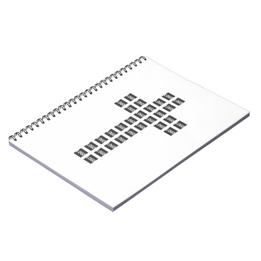 Creëer een kruispatroon met een Logo of Afbeelding Notitieboek (Linkerzijde)