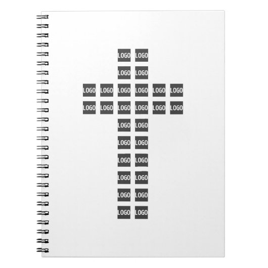 Creëer een kruispatroon met een Logo of Afbeelding Notitieboek (Voorkant)