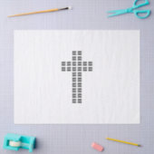 Creëer een kruispatroon met een Logo of Afbeelding Tissuepapier (Craft)