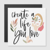 Creëer Een leven waar je van houdt Positief Denken (Voorkant / Achterkant)