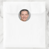 Creëer een leven waar je van houdt ronde sticker (Tas)