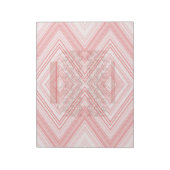 Creëer een moderne achtergrond met roze en witte d notitieblok (Linkerzijde)