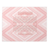 Creëer een moderne achtergrond met roze en witte d notitieblok (Voorkant)