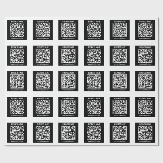 Creëer een moderne QR-code Cadeaupapier (Vlak)