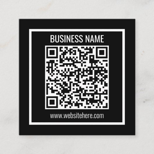 Creëer een moderne QR-code Informatiekaartje (Voorkant)