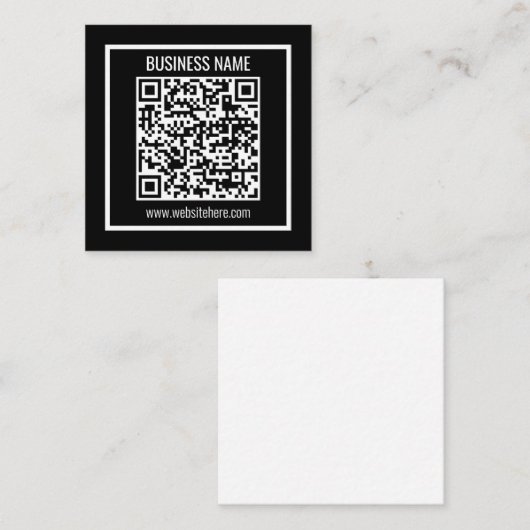 Creëer een moderne QR-code Informatiekaartje (Voorkant / Achterkant)