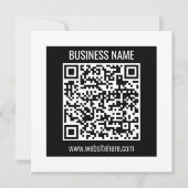 Creëer een moderne QR-code Kaart (Voorkant)