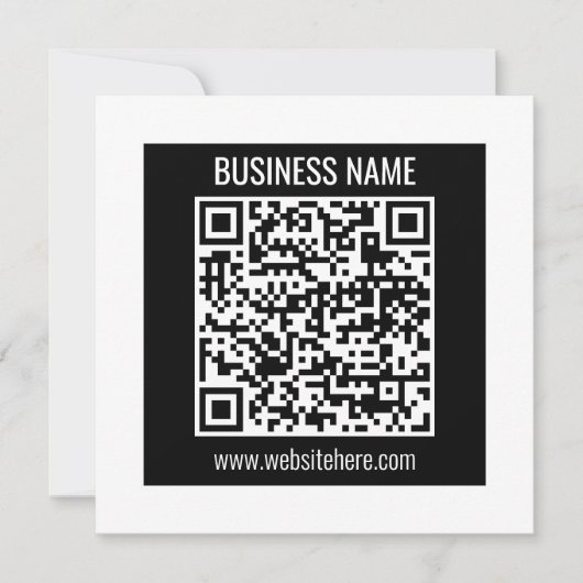 Creëer een moderne QR-code Kaart (Voorkant)