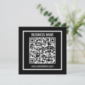 Creëer een moderne QR-code Kaart (Staand voorkant)