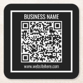 Creëer een moderne QR-code Kartonnen Onderzetters (Voorkant)
