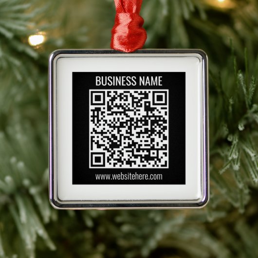 Creëer een moderne QR-code Metalen Ornament (Boom)