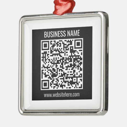 Creëer een moderne QR-code Metalen Ornament (Links)