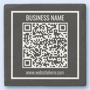 Creëer een moderne QR-code Stenen Onderzetter