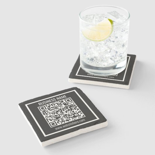 Creëer een moderne QR-code Stenen Onderzetter (Zijkant)