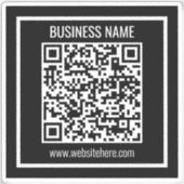 Creëer een moderne QR-code Sticker (Voorkant)