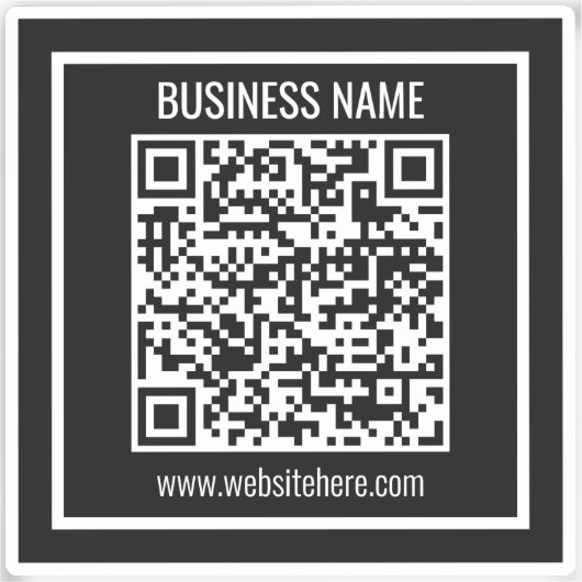 Creëer een moderne QR-code Sticker (Voorkant)