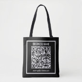 Creëer een moderne QR-code Tote Bag (Voorkant)