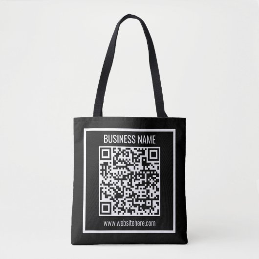 Creëer een moderne QR-code Tote Bag (Voorkant)