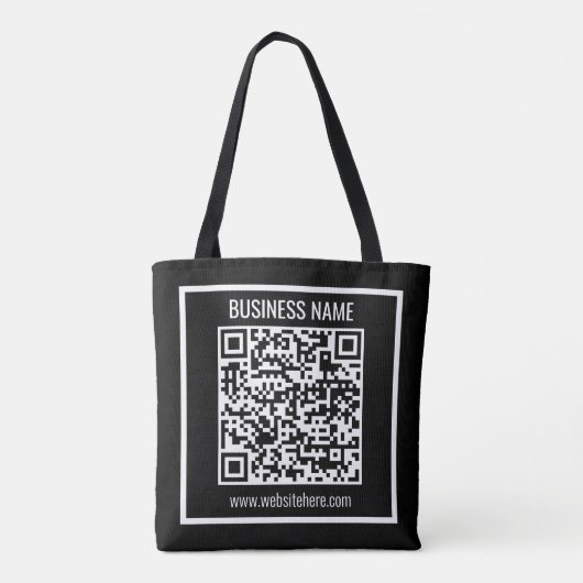 Creëer een moderne QR-code Tote Bag (Achterkant)