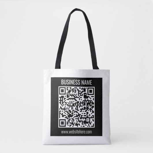 Creëer een moderne QR-code Tote Bag (Voorkant)